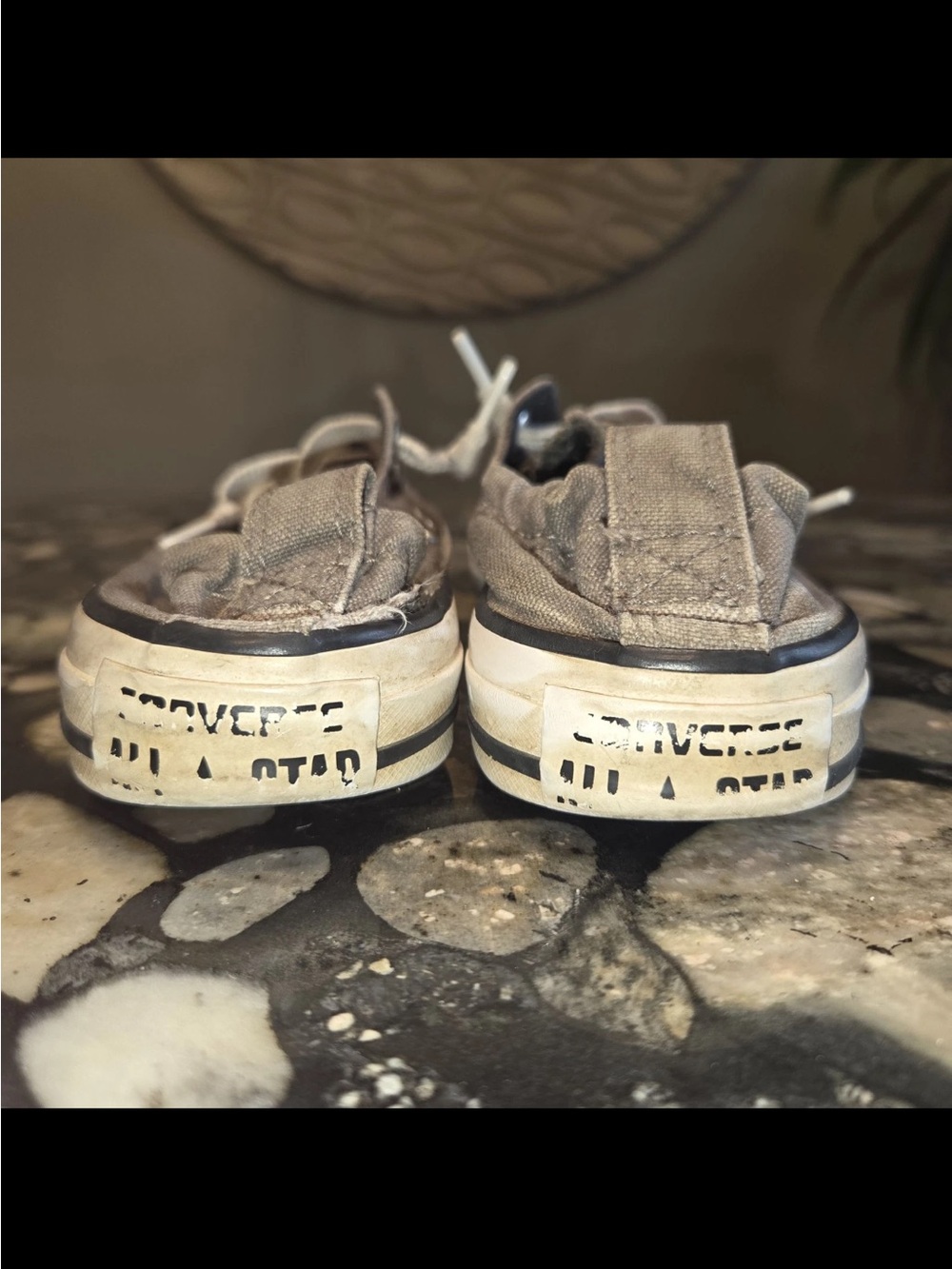 Converse Chuck Taylor All Star Shoreline Slip On Gray Sneakers Womens 5 - Picture 3 of 6